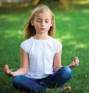 Lishi Leeds Tai Chi - Meditating child